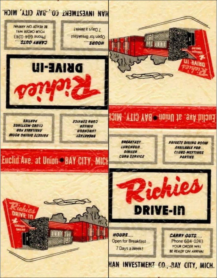 Richies Drive-In - Matchbook